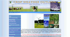 Desktop Screenshot of cropweatheroutlook.in